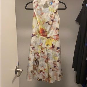 Cotton pleated dress